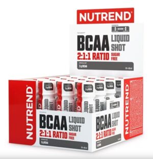 BCAA Liquid Shot – Nutrend 20 x 60 ml. odhadovaná cena: 24,90 EUR