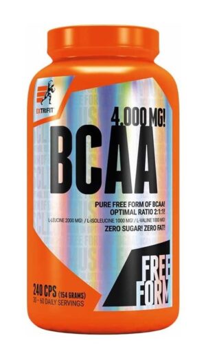 BCAA 4000 mg Optimal Ratio 2:1:1 – Extrifit 240 kaps. odhadovaná cena: 21,90 EUR