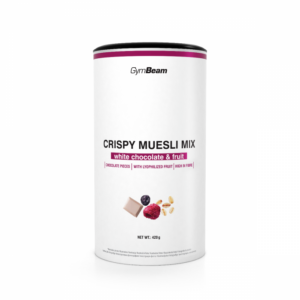 GymBeam Crispy Muesli Mix biela čokoláda ovocie odhadovaná cena: 7.95 EUR