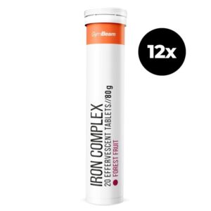 GymBeam Iron Complex šumivý 12 x 20 tab lesné ovocie odhadovaná cena: 23.9 EUR