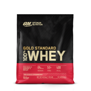 Optimum Nutrition 100 Whey Gold Standard lahodná jahoda odhadovaná cena: 139.95 EUR