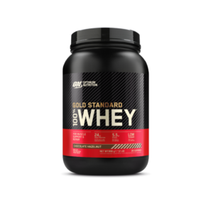 Optimum Nutrition 100 Whey Gold Standard čokoláda lieskový oriešok odhadovaná cena: 35.95 EUR