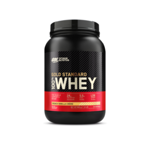 Optimum Nutrition 100 Whey Gold Standard francúzsky vanilkový krém odhadovaná cena: 35.95 EUR