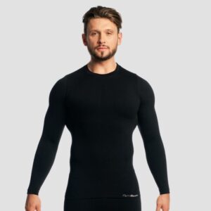 GymBeam Tričko s dlhým rukávom Fuse Black  S odhadovaná cena: 29.95 EUR