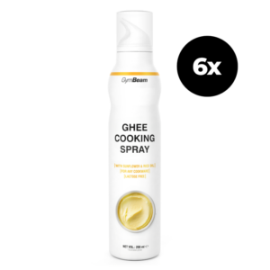 GymBeam Ghee sprej na varenie 6 x 200 ml odhadovaná cena: 37 EUR