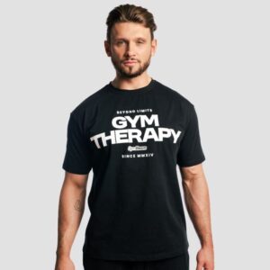 GymBeam Tričko Gym Therapy Black  S odhadovaná cena: 20.95 EUR