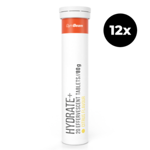 Gymbeam Hydrate+ šumivý 12 x 20 tab citrusové ovocie odhadovaná cena: 23.9 EUR