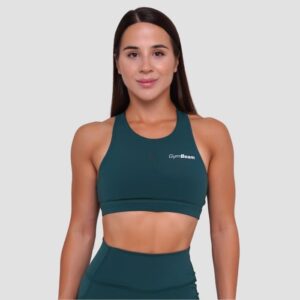 GymBeam Športová podprsenka Ignite Dark Green  LL odhadovaná cena: 19.95 EUR
