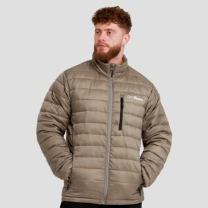 GymBeam Pánska bunda Puffer Vetiver/Black  SS odhadovaná cena: 22.95 EUR