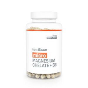 GymBeam Micro Magnézium Chelát + B6 90 tab. odhadovaná cena: 6.65 EUR