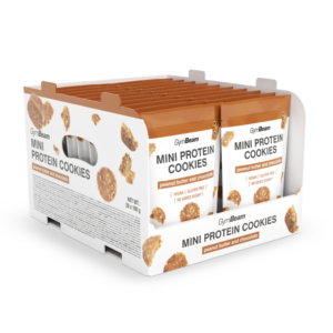 GymBeam Mini Protein Cookies arašidové maslo čokoláda odhadovaná cena: 51.3 EUR