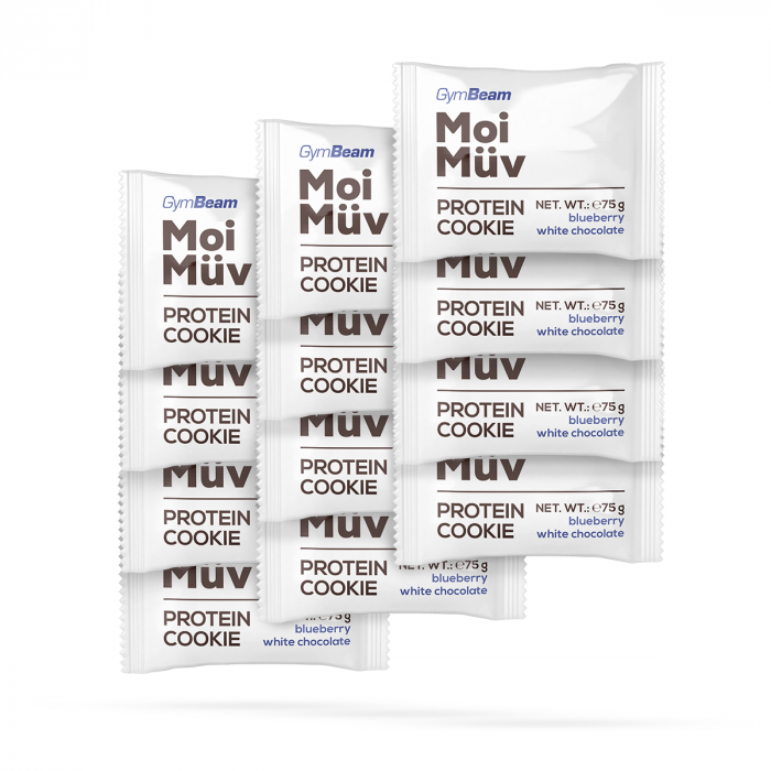 GymBeam MoiMüv Protein Cookie čučoriedka-biela čokoláda odhadovaná cena: 15.95 EUR
