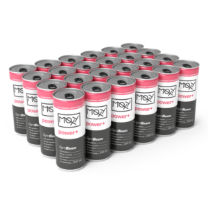 GymBeam MOXY power+ Energy Drink 24 x 330 ml jahodová limonáda odhadovaná cena: 27.3 EUR