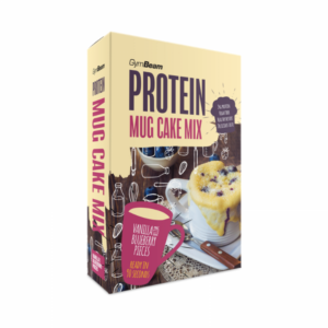 GymBeam Protein Mug Cake Mix 500 g vanilka s kúskami čučoriedok odhadovaná cena: 13.5 EUR