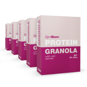 GymBeam Proteínová granola s lesným ovocím odhadovaná cena: 26.1 EUR