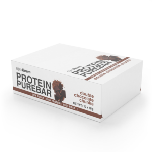 GymBeam Protein PureBar dvojnásobné kúsky čokolády odhadovaná cena: 20.5 EUR