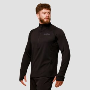 GymBeam Bežecká mikina 1/2 Zip Pulse Black  MM odhadovaná cena: 29.95 EUR