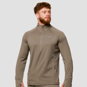GymBeam Bežecká mikina 1/2 Zip Pulse Vetiver  MM odhadovaná cena: 29.95 EUR