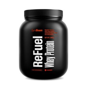 GymBeam ReFuel Whey Protein jahoda odhadovaná cena: 36.95 EUR