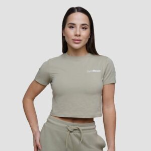 GymBeam Dámske tričko Cropped Agile Sage  LL odhadovaná cena: 15.95 EUR