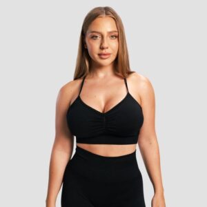 GymBeam Bezšvová športová podprsenka Sculpt Black  M odhadovaná cena: 22.95 EUR