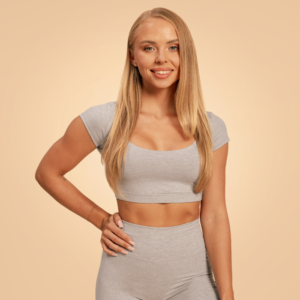 BeastPink Dámske tričko Cropped Sense Grey  MM odhadovaná cena: 23.95 EUR