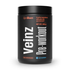 Veinz Pre-workout – GymBeam modrá malina odhadovaná cena: 19.95 EUR