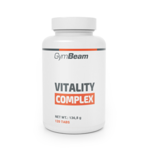 GymBeam Vitality complex 120 tab. bez príchute odhadovaná cena: 6.95 EUR