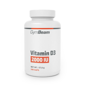 GymBeam Vitamín D3 2000 IU bez príchute odhadovaná cena: 5.95 EUR