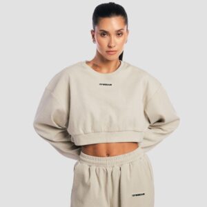 GymBeam Dámska mikina cropped Aura Grey  M odhadovaná cena: 27.95 EUR