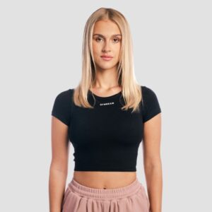 GymBeam Dámske tričko Cropped Aura Black  M odhadovaná cena: 19.95 EUR