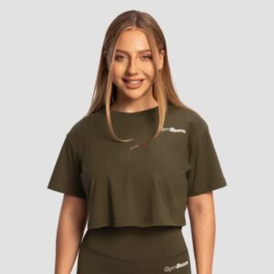 GymBeam Dámske tričko Cropped Limitless Espresso  XS odhadovaná cena: 17.95 EUR