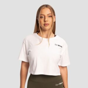 GymBeam Dámske tričko Cropped Limitless White  XXL odhadovaná cena: 17.95 EUR