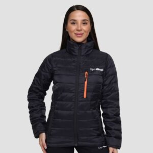 GymBeam Dámska bunda Puffer Black/Orange  SS odhadovaná cena: 43.95 EUR
