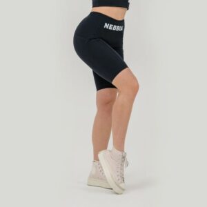 NEBBIA Dámske šortky Biker High Waist Gym Therapy Black  XSXS odhadovaná cena: 25.95 EUR