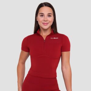 GymBeam Dámske tričko Cropped Ignite Dark Red  XXLXXL odhadovaná cena: 25.95 EUR