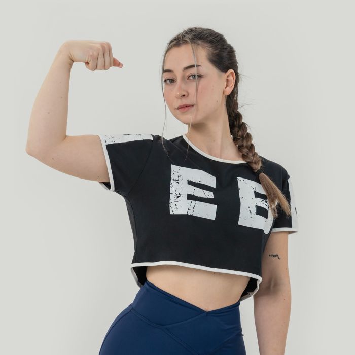 NEBBIA Dámske tričko Oversized Crop Top Game On Black  XSXS odhadovaná cena: 38.95 EUR