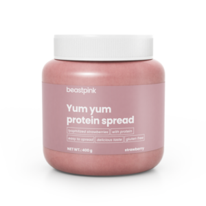 BeastPink Yum Yum Proteínová nátierka jahoda odhadovaná cena: 6.5 EUR