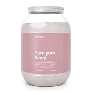 BeastPink Yum Yum Whey strawberry splash odhadovaná cena: 27.95 EUR
