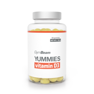 GymBeam Vitamín D3 Yummies odhadovaná cena: 5.95 EUR